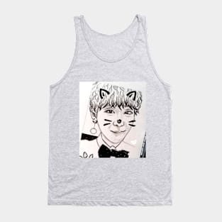 Yoongi Cat Filter Tank Top